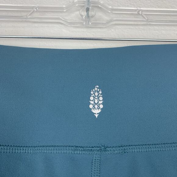 Free People Movement Pants Womens Large Never Better Leggings Teal Soft L - Picture 5 of 10